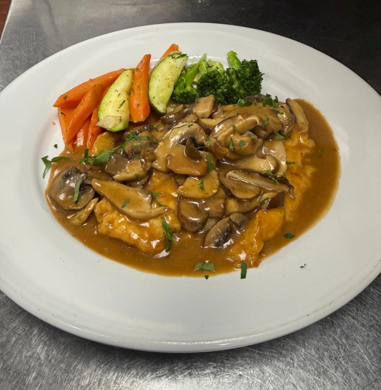 Chicken Marsala at Robles Restaurante